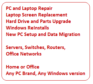  PC Laptop and Office Network Repair 